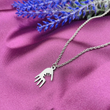 Colier din argint - Holding Hands - Img 2