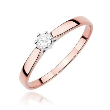Inel Aur 14K cu Diamant de Laborator 0.10 ct - Img 8