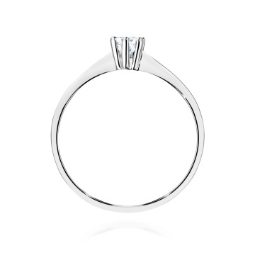 Inel Aur 14K cu Diamant de Laborator 0.20 ct - Img 11