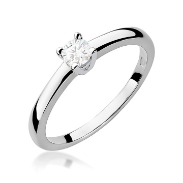 Inel Aur 14K cu Diamant de Laborator 0.25 ct - Img 9