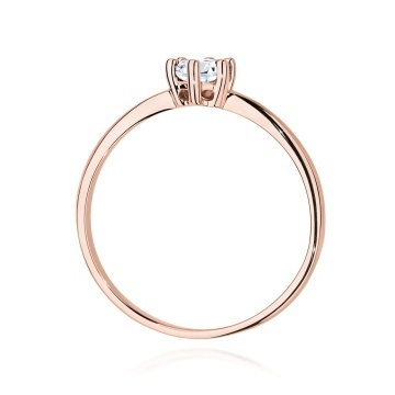 Inel Aur 14K cu Diamant de Laborator 0.30 ct - Img 7