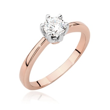 Inel Aur 14K cu Diamant de Laborator 0.50 ct - Img 5