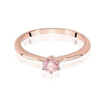 Inel Aur 14K cu Diamant de Laborator 0.50 ct - Img 6
