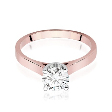 Inel Aur 14K cu Diamant de Laborator 0.70 ct - Img 8