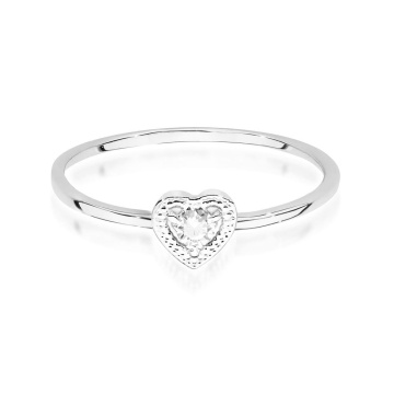 Inel Aur 14K cu Diamant Natural 0.02 ct - Img 10