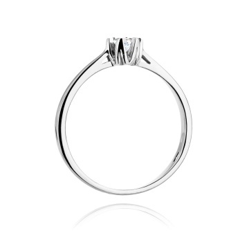 Inel Aur 14K cu Diamant Natural 0.12 ct - Img 11