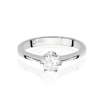 Inel Aur 14K cu Diamant Natural 0.25 ct - Img 10