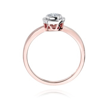 Inel Aur 14K cu Diamant Natural 0.30 ct - Img 10