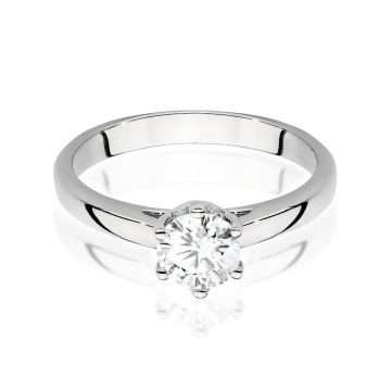Inel Aur 14K cu Diamant Natural 0.70 ct - Img 5