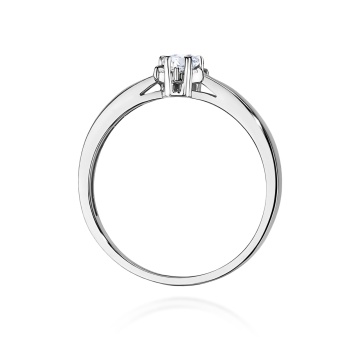 Inel Aur 14K cu Diamante de Laborator 0.15 ct - Img 10