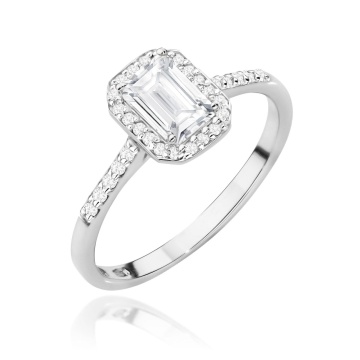 Inel Aur 14K cu Diamante de Laborator 0.79 ct - Img 9
