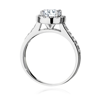 Inel Aur 14K cu Diamante de Laborator 1.38 ct - Img 4