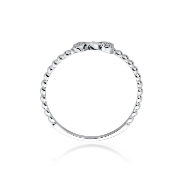Inel Aur 14K cu Diamante Naturale 0.03 ct - Img 6