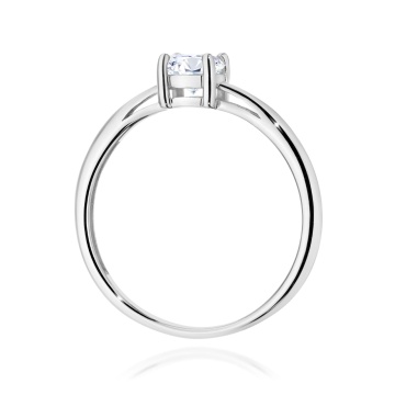 Inel Aur 14K cu White Sapphire 0.60 ct - Img 12
