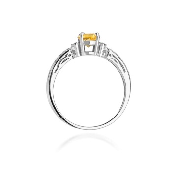 Inel Aur 9K cu Citrin 0.50 ct - Img 7