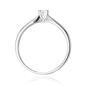 Inel Aur 9K cu Diamant de Laborator 0.10 ct - Img 7