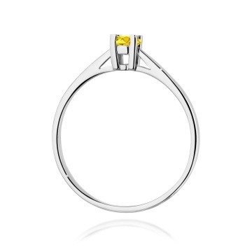 Inel Aur 9K cu Diamant de Laborator 0.15 ct - Img 7
