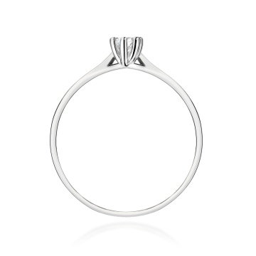 Inel Aur 9K cu Diamant de Laborator 0.20 ct - Img 7