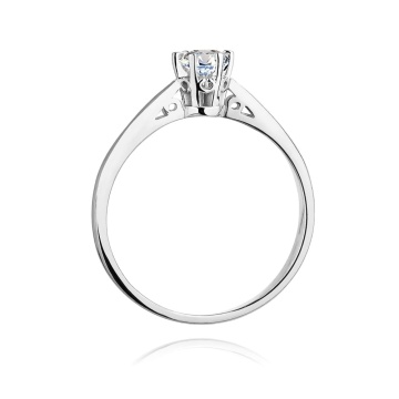 Inel Aur 9K cu Diamant de Laborator 0.25 ct - Img 7
