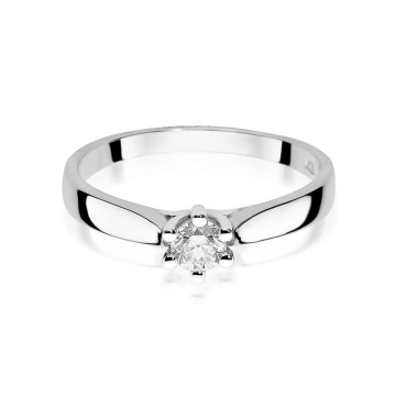 Inel Aur 9K cu Diamant Natural 0.23 ct - Img 6