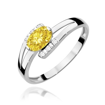 Inel Aur 9K cu Diamante de Laborator 0.55 ct - Img 5