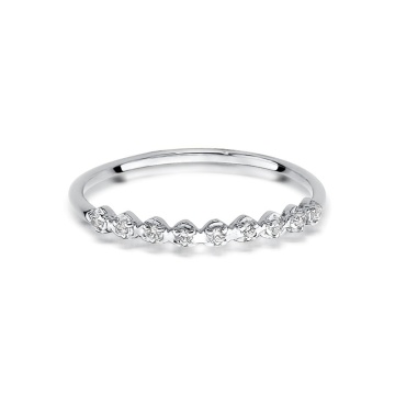 Inel Aur 9K cu Diamante Naturale 0.05 ct - Img 6