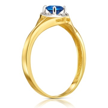 Inel Lady Glamour din aur, piatra safir pr. 333 1.530n - Img 5