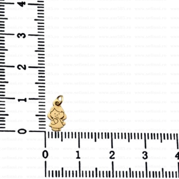 Link din aur 14k - pentru colier - fetita