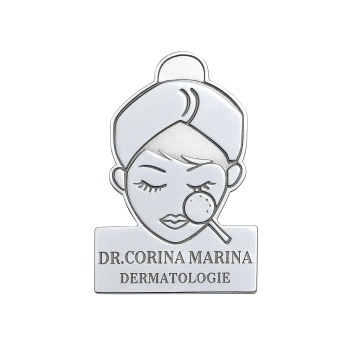 Pin Medic Dermatologie din Argint 925