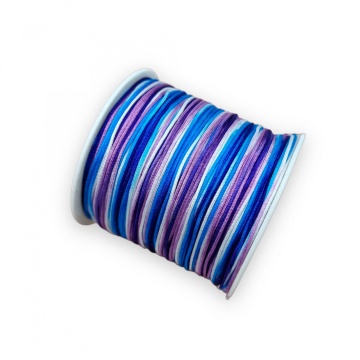 Rola snur 100m x 0.8mm - multicolor albastru - Img 2