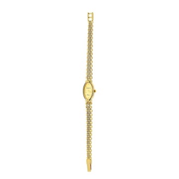 Ceas Aur 14K cu Cadran Oval