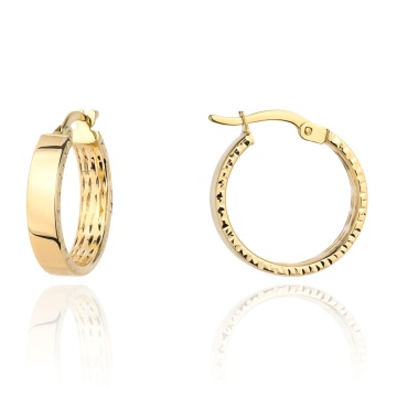 Cercei Aur 14k, 1.8 cm - Img 2