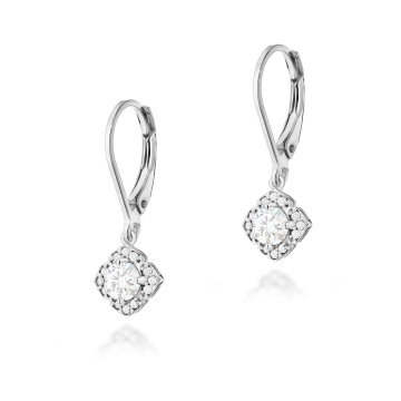 Cercei Aur 14K cu Diamante de Laborator 0.62 ct - Img 3