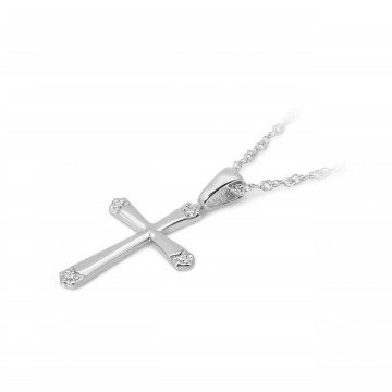 Cercei Aur 14K cu Diamante Naturale 0.02 ct - Img 3