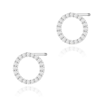 Cercei Aur 14K cu Diamante Naturale 0.20 ct Filet cu Protectie - Img 7