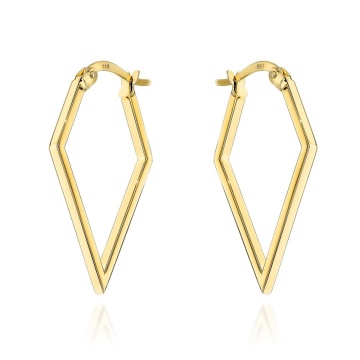 Cercei din Aur 14k - Forma Diamant