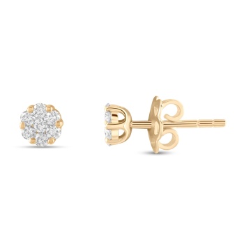 Cercei Missy din AUR 14K cu Diamante