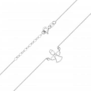 Colier Aur 14K cu Diamant Natural 0.01 ct - Img 4