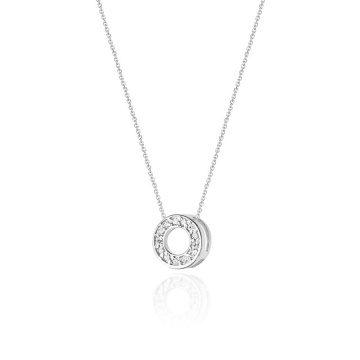 Colier Aur 14K cu Diamante Naturale 0.07 ct - Img 6