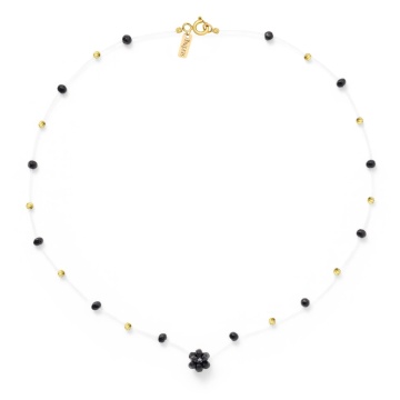Colier Blacks din AUR 14K cu cristale