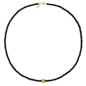 Colier Blacky din AUR 14K cu cristale - Img 2