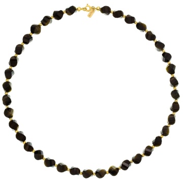 Colier Gold Obsidian din AUR 14K - Img 2