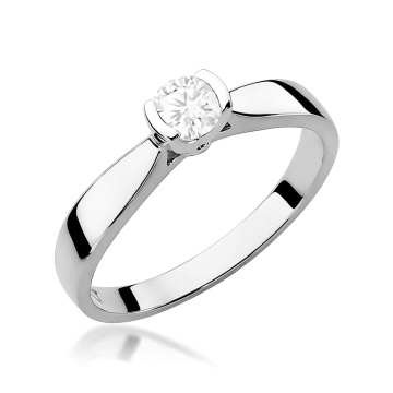 Inel Aur 14K cu Diamant de Laborator 0.25 ct - Img 9