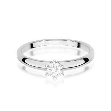 Inel Aur 14K cu Diamant de Laborator 0.25 ct - Img 10