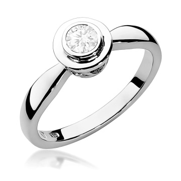 Inel Aur 14K cu Diamant de Laborator 0.30 ct - Img 9