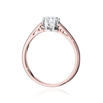 Inel Aur 14K cu Diamant de Laborator 0.40 ct - Img 9