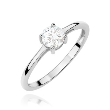 Inel Aur 14K cu Diamant de Laborator 0.50 ct - Img 9