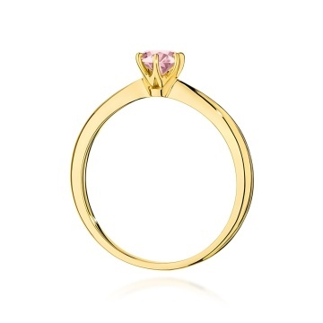 Inel Aur 14K cu Diamant de Laborator 0.50 ct - Img 3