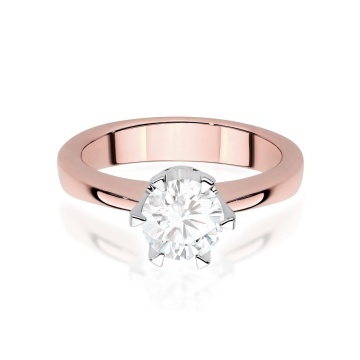 Inel Aur 14K cu Diamant de Laborator 1.00 ct - Img 6