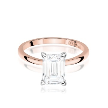 Inel Aur 14K cu Diamant de Laborator 2.00 ct - Img 6